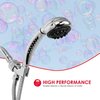 Home Basics Home Basics 8 Function Shower Head Massager, Chrome ZOR96161